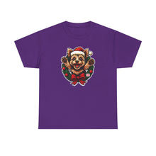 Load image into Gallery viewer, Christmas Yorkie Dog T-Shirt, Holiday Pet Tee, Unisex Graphic Tee, Cute Dog Lover Gift, Santa Dog Shirt, Christmas Apparel