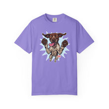 Load image into Gallery viewer, Playful German Shorthaired Pointer Dog Graphic Tee, Casual Pet Lover Shirt, Funny Dog T-Shirt, Gift for GSP Owners