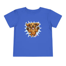 Load image into Gallery viewer, Toddler Tee - Joyful Jumping Dachshund Puppy Graphic