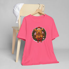 Load image into Gallery viewer, Festive Golden Retriever Dog Lover T-Shirt | Holiday Gift, Unisex Christmas Tee, Animal Lover Apparel, Cute Pet Shirt, Funny Dog Shirt