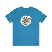 Load image into Gallery viewer, Happy German Shepherd Unisex Jersey Short Sleeve Tee