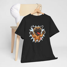 Load image into Gallery viewer, Playful Pug Unisex Tee - Fun Pet Lover T-Shirt, Gift for Dog Owners, Casual Attire, Animal Enthusiast Apparel, Cute Graphic Tee