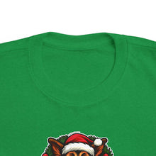 Load image into Gallery viewer, Toddler's Christmas German Shepherd Puppy Tee | Cute Holiday Shirt, Toddler GSD Dog xmas, Kids Holiday Apparel, Winter Fashion, Santa Tee