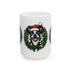 Festive Boston Terrier Dog Lover Mug, Christmas Dog Mug, Holiday Gift for Pet Owners, Cute Puppy Design Cup, Funny Coffee Tea Mug