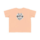 Happy Jumping Husky Toddler Tee | Cute Dog Paw Print