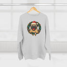 Festive Pug Sweatshirt, Unisex Crewneck, Holiday Gift, Dog Lover Apparel, Christmas Sweater, Cozy Winter Wear