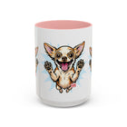 Chihuahua Happy Pup Accent Coffee Mug – Cute Dog Lover Gift (11/15oz)