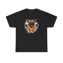 Load image into Gallery viewer, Playful Pug Unisex Tee - Fun Pet Lover T-Shirt, Gift for Dog Owners, Casual Attire, Animal Enthusiast Apparel, Cute Graphic Tee