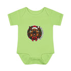Christmas German Shepherd Puppy Bodysuit for Infants, Cute Baby Outfit, Baby Shower Gift, Infant Christmas Apparel, Adorable  GSD Babywear