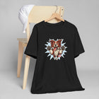 Fun Red and White Border Collie Dog Lover T-Shirt, Cute Pet Tee, Animal Lover Gift, Birthday Present for Dog Moms/Dads