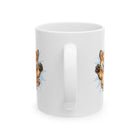 Happy Jumping Shiba Inu Mug | Cute Dog Illustration Ceramic Mug