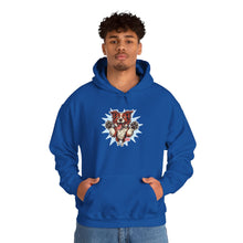 Load image into Gallery viewer, Playful Red and White Border Collie Animal Print Hoodie - Cozy Unisex Sweatshirt, Cute Gift for Pet Lovers