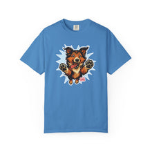 Load image into Gallery viewer, Playful Collie Dog Graphic T-Shirt, Unisex Pet Lover Tee, Casual Wear, Birthday Gift, Collie Lover Apparel, Graphic Tees for Dog Owners