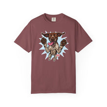 Load image into Gallery viewer, Playful German Shorthaired Pointer Dog Graphic Tee, Casual Pet Lover Shirt, Funny Dog T-Shirt, Gift for GSP Owners