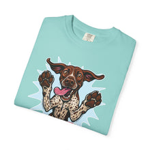 Load image into Gallery viewer, Playful German Shorthaired Pointer Dog Graphic Tee, Casual Pet Lover Shirt, Funny Dog T-Shirt, Gift for GSP Owners
