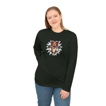 Load image into Gallery viewer, Red and White Border Collie Illustration Long Sleeve Shirt | Dog Art