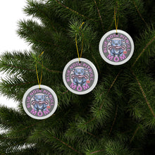 Load image into Gallery viewer, Personalized Blue Nose Pitbull Mom Ceramic Ornament