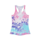 Tie Dye Border Collie Dog Lover Racerback Tank Top | Summer Top, Pet Owner Gift, Festival Wear, Cute Shirt, Beach Outfit
