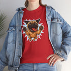 Playful Pug Unisex Tee - Fun Pet Lover T-Shirt, Gift for Dog Owners, Casual Attire, Animal Enthusiast Apparel, Cute Graphic Tee