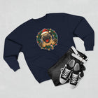 Festive Pug Sweatshirt, Unisex Crewneck, Holiday Gift, Dog Lover Apparel, Christmas Sweater, Cozy Winter Wear
