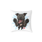 Happy Cane Corso Dog Canvas Pillow, Pet Decor, Dog Lover Gift, Fun Home Accent, Playful Throw Pillow