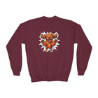 Happy Leaping Cocker Spaniel Sweatshirt | Youth Crewneck