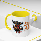 Doxie Mom Coffee Mug | Cute Dachshund Mom Gift (11oz Accent Mug)