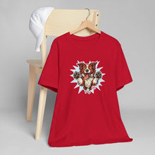 Load image into Gallery viewer, Fun Red and White Border Collie Dog Lover T-Shirt, Cute Pet Tee, Animal Lover Gift, Birthday Present for Dog Moms/Dads