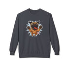 Playful Pug Crewneck Sweatshirt - Cozy Unisex Fleece, Dog Lover Gift, Pet Apparel, Cute Sweatshirt, Fun Dog Design
