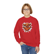 Load image into Gallery viewer, Happy Leaping Cocker Spaniel Sweatshirt | Youth Crewneck