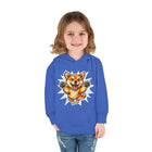 Toddler Hoodie — Playful Jumping Shiba Inu Puppy