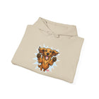 Happy Leaping Dachshund Illustration Hoodie | Smiling Dog Art