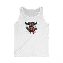 Load image into Gallery viewer, Playful Dachshund Dog Graphic Tank Top, Pet Lover Gift, Summer Style, Fitness Apparel, Casual Wear, Animal Lover Clothing