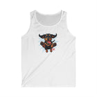 Playful Dachshund Dog Graphic Tank Top, Pet Lover Gift, Summer Style, Fitness Apparel, Casual Wear, Animal Lover Clothing