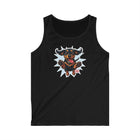 Playful Dachshund Dog Graphic Tank Top, Pet Lover Gift, Summer Style, Fitness Apparel, Casual Wear, Animal Lover Clothing