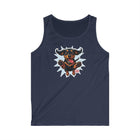 Playful Dachshund Dog Graphic Tank Top, Pet Lover Gift, Summer Style, Fitness Apparel, Casual Wear, Animal Lover Clothing