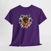 Load image into Gallery viewer, Playful Pug Unisex Tee - Fun Pet Lover T-Shirt, Gift for Dog Owners, Casual Attire, Animal Enthusiast Apparel, Cute Graphic Tee