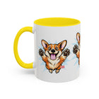 Corgi Coffee Mug - Cute Happy Corgi Accent Mug (11oz)