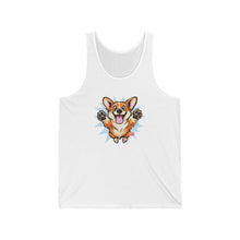 Load image into Gallery viewer, Corgi Splash Tank Top | Cute Paw-Splash Dog Lover Tank