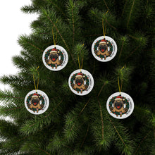 Load image into Gallery viewer, Pug  First Christmas Ornaments, Cute Dog Holiday Decor, Pug Lover Gift, Personalized Memories, Tree Decorations, 2025 Celebration