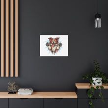 Load image into Gallery viewer, Happy Border Collie Illustration Canvas | Matte Stretched 1.25"