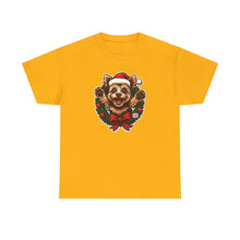 Load image into Gallery viewer, Christmas Yorkie Dog T-Shirt, Holiday Pet Tee, Unisex Graphic Tee, Cute Dog Lover Gift, Santa Dog Shirt, Christmas Apparel