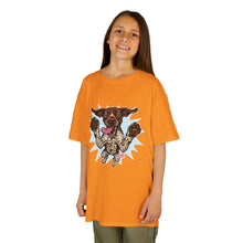 Load image into Gallery viewer, Playful German Shorthaired Pointer Dog Graphic Kids Tee