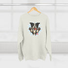 Playful Border Collie Puppy Unisex Sweatshirt, Pet Lover Gift, Cozy Apparel, Dog-Themed Fashion, Cute Dog Crewneck