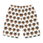 Pug Party Board Shorts - Fun Summer Swimwear, Beach Vacation, Dog Lover Gift, Poolside Comfort, AOP Surf Shorts