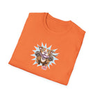 OMG Red Nose Pitbull Unisex Softstyle Shirt - A Happy and Excited Pit Bull on a High Quality Shirt for Dog Lovers