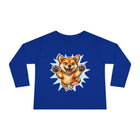 Shiba Inu Puppy Toddler Long Sleeve Tee | Cute Jumping Dog Kids Shirt