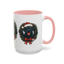 Load image into Gallery viewer, Christmas Black Labrador Dog Coffee Mug, Holiday Mug, Pet Lover Gift, Festive Black Mug, Dog-Themed Drinkware