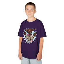 Load image into Gallery viewer, Playful German Shorthaired Pointer Dog Graphic Kids Tee