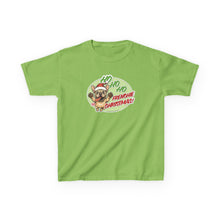 Load image into Gallery viewer, Christmas Frenchie Christmas Kids Tee - Ho Ho Ho, Holiday T-Shirt, Gift for Boys/Girls, Cute Festive Outfits, Winter Wear, Youth Apparel